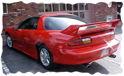 Camaro restored after a wreck